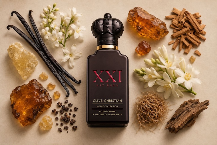 Clive Christian Blonde Amber Parfum bottle