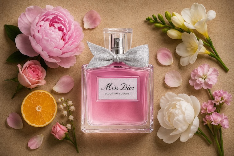 Dior Miss Dior Blooming Bouquet in pink quilted glass bottle