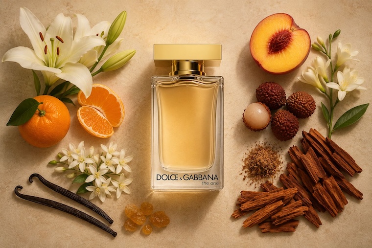 Dolce and Gabbana The One for Women Eau de Toilette in elongated clear bottle