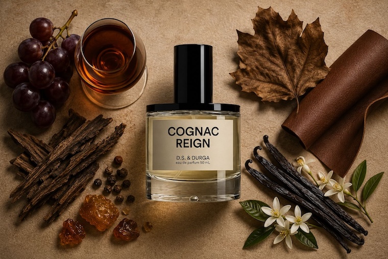 D.S. & Durga Cognac Reign Eau de Parfum bottle