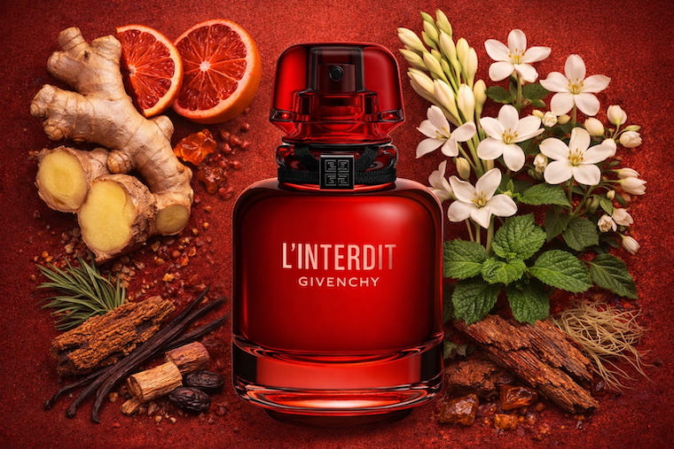 Givenchy L'Interdit Rouge Eau de Parfum bottle