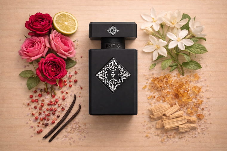 Initio Atomic Rose bottle