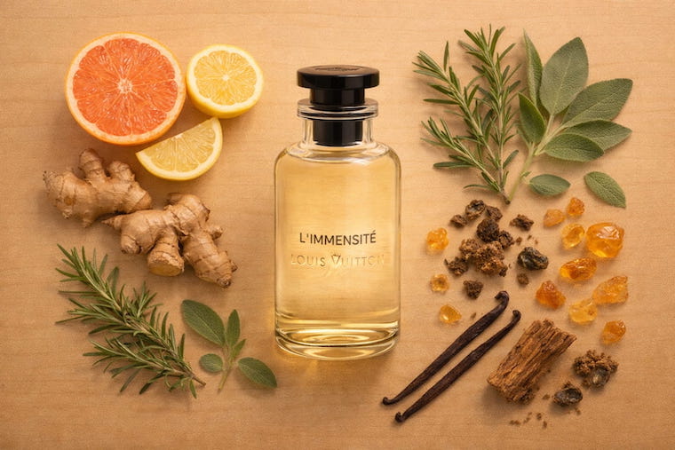 Louis Vuitton L'Immensité Eau de Parfum bottle