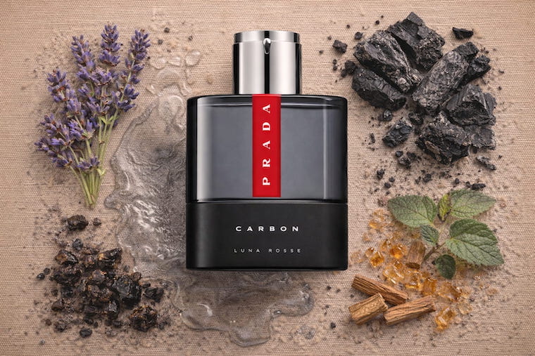 Prada Luna Rossa Carbon Eau de Toilette bottle