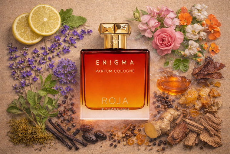 Roja Enigma Pour Homme Parfum Cologne bottle