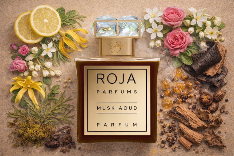 Roja Musk Aoud Extrait de Parfum bottle